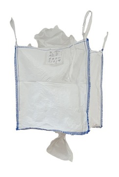 Worek kontenerowy big bag 90x90x100 1t lej/lej 160g/m2 gruz zboże piasek