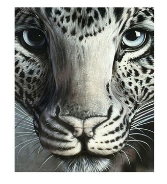GEPARD HAFT DIAMENTOWY Diamond Painting 5D 30x40 MOZAIKA DIAMENTOWA HOBBY