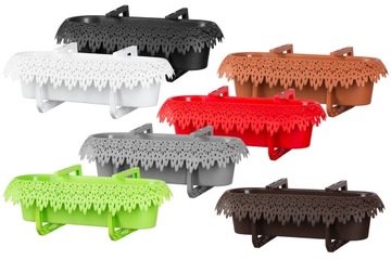 Балконный вазон, ручки, крышка, КОРОБКА, 60 см