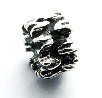CHARMS,KORALIK MODUŁOWY DO BRANSOLETKI SREBRO 925