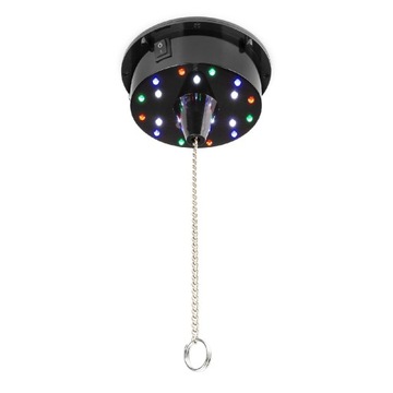 Диско-шар диаметром 30 см с мотором и светодиодной подсветкой (NK1)