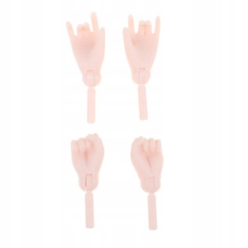 2 пары шарнирных подвижных рук по 27см.