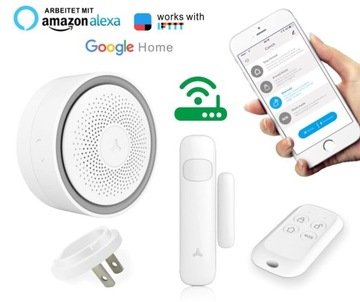 BEZPRZEWODOWY ZESTAW ALARMOWY WIFI TUYA SMART LIVE