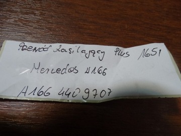 IDEÁLNÍ PŘÍVOD NAPÁJENÍ PLUS MERCEDES W166 1