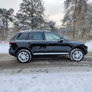 Volkswagen Touareg I 3.0 TDI 225KM 2007 Volkswagen Touareg Volkswagen Touareg 3.0TDI V6 4x4 Jasne Skory Super Kond, zdjęcie 6