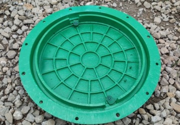 Крышка люка септика 5 тонн 60/80 см с замком