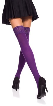 Чулки из микрофибры 40 DEN, №4, фиолетовые.