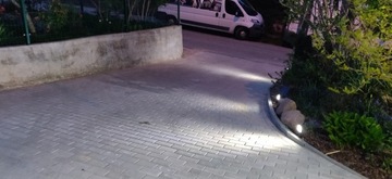 Светодиодная солнечная лампа 3х4Вт, встроенный сумеречный датчик, холодный цвет света