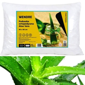 PODUSZKA ALOE VERA 40x60 ALOES MEDYCZNA KOMFORTOWA