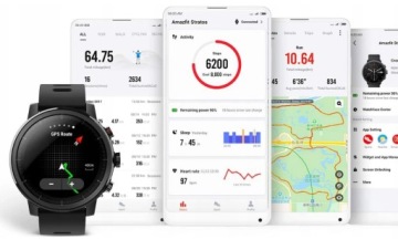 Умные часы Amazfit Stratos Plus черные