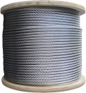 Lina linka stalowa OCYNKOWANA -- 6x37 -- 10mm -- 50m --