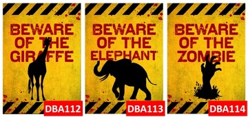 ПРЕДУПРЕЖДАЮЩИЙ ЗНАК Остерегайтесь узоров ЖИРАФА