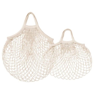 IKEA torba KUNGSFORS na zakupy SIATKA 2szt natural
