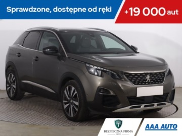 Peugeot 3008 II Crossover 1.2 PureTech 130KM 2017 Peugeot 3008 1.2 PureTech, Skóra, Navi, Klima