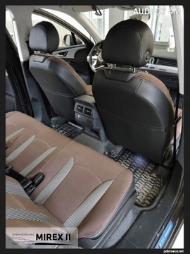 Audi Q7 4M чехлы из кожи и алькантары