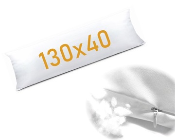 Poduszka z suwakiem 40x130 regulowany wkład 130x40 poduszka do spania REM