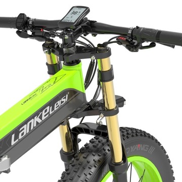 LANKELEISI Składany wioślarz elektryczny 17,5 Ah 26
