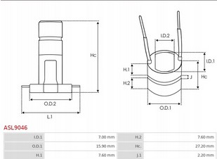 Коммутатор генератора ASL9046