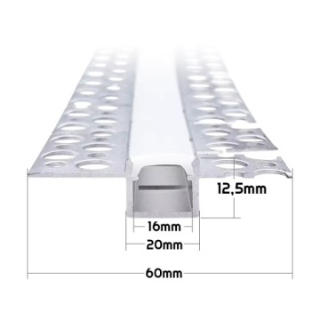 Алюминиевый светодиодный профиль для гипсокартона 2м Regips Movable Flexible Wide
