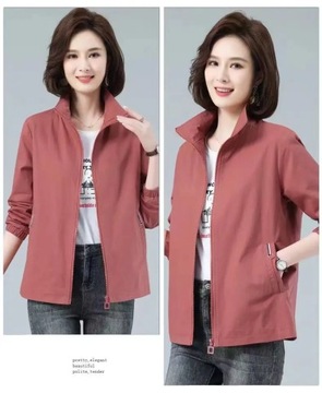 Spring Autumn Women Casual Short Coat 2023 New Lar