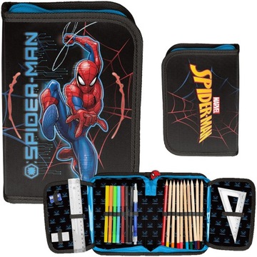 SPIDERMAN PIÓRNIK MARVEL Z WYPOSAŻENIEM SZKOLNY