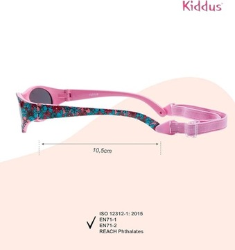Очки Kiddus Surfer - фиолетовые цветы