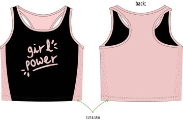 СПОРТИВНЫЙ ТОП короткая ФУТБОЛКА ФИТНЕС ГИМНАСТИКА ЙОГА PE 110/116 R075E