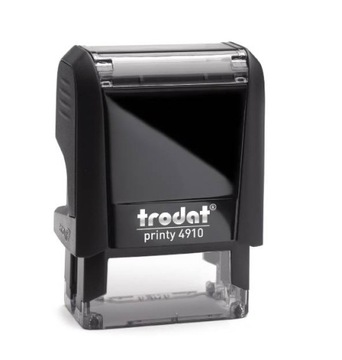 TRODAT PRINTY STAMP 4910 ЧЕРНЫЙ + ДИЗАЙН ЛАСТИКА