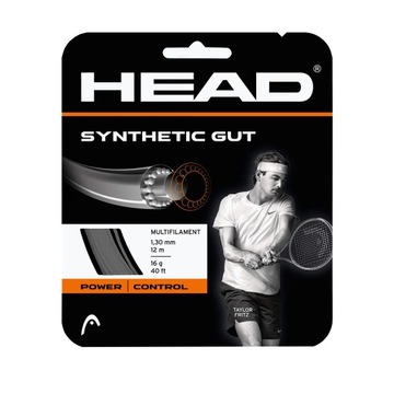 Naciąg tenisowy HEAD Synthetic Gut 12 m czarny 281111 17 g / 1.25 mm