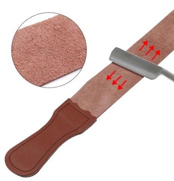 КОЖАНЫЙ РЕМЕНЬ ДЛЯ ЗАТОЧКИ И ПОЛИРОВКИ БРИТВ УНИВЕРСАЛЬНЫЙ КОЛЕСНЫЙ РЕМЕНЬ