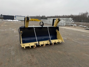 Łyżka budowlana 6w1 CAT manitou widły do palet