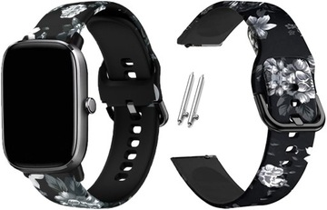 Ремешок 20 мм для умных часов XIAOMI Amazfit BIP GTS 2 3 4 GTR 42 мм с принтом