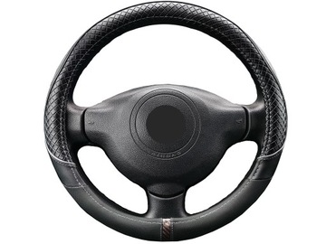 Pokrowiec na kierownice Renault Clio Megane Captur Scenic Kadjar Czarny Pre
