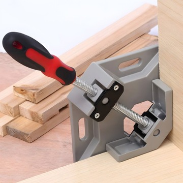 ЗАЖИМ УГЛОВОЙ ЗАЖИМ УГЛОВОЙ ТИСКИ УГОЛ 90 МОНТАЖНАЯ МЕТАЛЛИЧЕСКАЯ РУЧКА