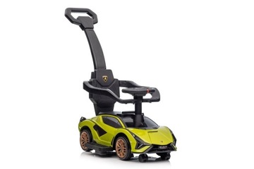 Lamborghini QLS-996T Green Ride-On с коляской