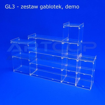 Gablota, Regał, Półka Witryna 30x50x50cm z PLEXI gablota szafka na kolekcję