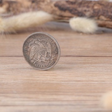 Винтажный американский латунный серебряный доллар США 1878 года