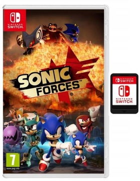 SONIC FORCES NINTENDO SWITCH NOWA FOLIA DLA DZIECI