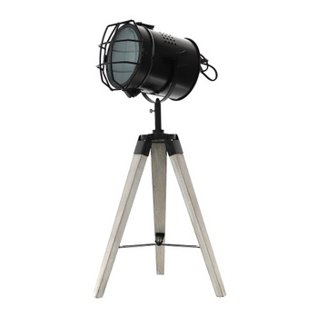 Lampa podłogowa stojąca trójnóg tripod brąz 67cm