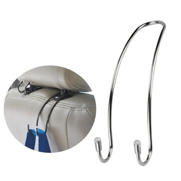 Auto Shrink Headrest Hanger for Handbag Coat Storage Hanger Hook Organizer
