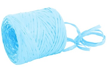 СИНТЕТИЧЕСКАЯ РАФИЯ 1см/200м СВЕТЛЫЙ НАТУРАЛЬНЫЙ ЦВЕТ