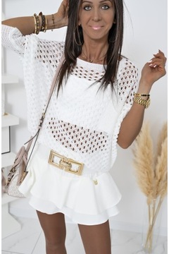 ЛЕГКИЙ АЖУРНЫЙ ЛЕТНИЙ ДЖЕМПЕР DAPHNE! WZ.3