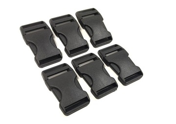 KLAMRA ZAPIĘCIE PLASTIKOWE TAŚMY PASA 30mm 6 sztuk