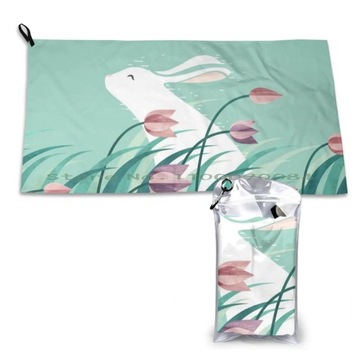 Rabbit , Resting Quick Dry Towel Gym Sports Bath Portable Ingsoc 1984