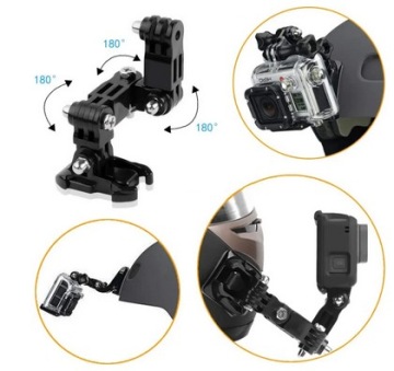 Крепление на шлем для камер GoPro 12, 11, 10, 6, 7, 8, 9, 10 Dji Osmo Action