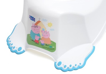 Горшок Tega Baby Peppa Pig белый синий мелодия