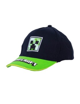 CZAPKA Z DASZKIEM LOGO MINECRAFT CREEPER ONE SIZE