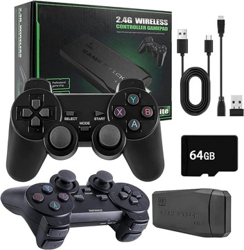 GRA TELEWIZYJNA KONSOLA RETRO HDMI 2 PADY PONAD 20000 GIER MARIO STARE GRY