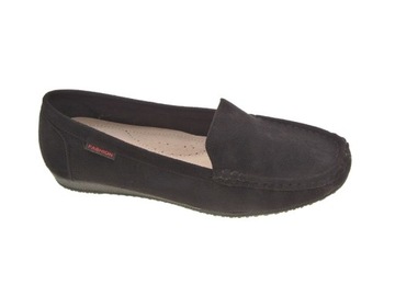 Замшевые лоферы KS01-4 Черные размер 37