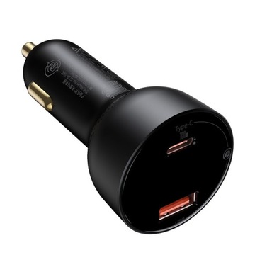 АВТОМОБИЛЬНОЕ ЗАРЯДНОЕ УСТРОЙСТВО BASEUS ДЛЯ ТЕЛЕФОНА + КАБЕЛЬ USB USB-C 100Вт 20В 5А